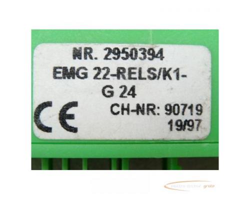 Phoenix Contact EMG 22-RELS/K1-G 24 Relais-Modul mit Siemens C0721-B104 Relais - Bild 2