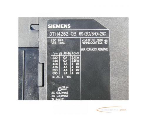 Siemens 3TH4262-0B Schütz mit 24 V Spulenspannung mit 3TX7402-3A Varistor - Bild 3