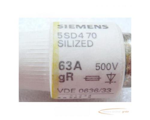 Siemens 5SD470 Silized 63A Sicherung - Bild 2