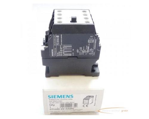 Siemens 3TH4022-0AB0 Hilfsschütz > ungebraucht! - Bild 1