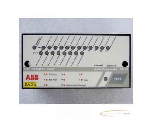 ABB Procontic CS 31 ICSK20N1 I/O Remote Unit 24VDC - Bild 3