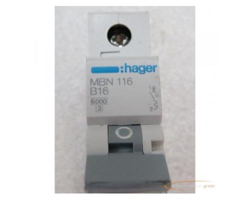 Hager MBN 116 B16 Leitungsschutzschalter - Bild 2