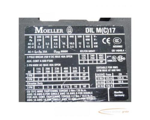 Klöckner Moeller DILM 17-10 Leistungsschütz mit 230V Spulenspannung - Bild 2