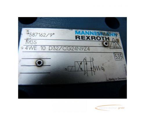Rexroth 4 WE 10 D32/CG24N9Z4 Hydraulikventil + Hydronorma GZ63-4-A 324 24V Spule - Bild 2