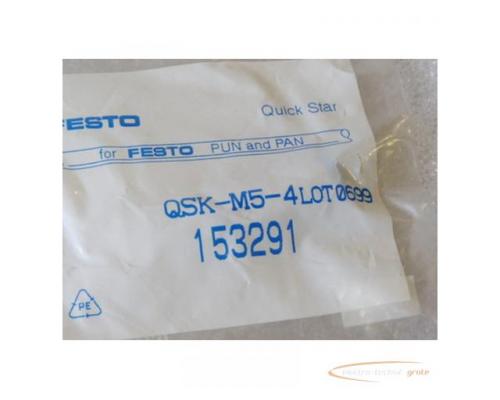 Festo Sperr-Steckverschraubung QSK-M5-4LOT0699 Typ.Nr. 153291 - Bild 3