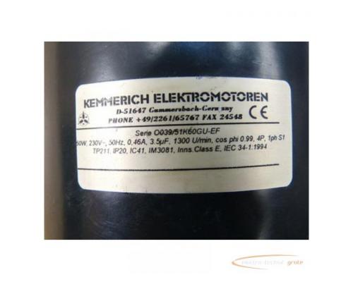 Kemmerich O039/51K60GU-EF Drehstrommotor mit Getriebe O39/5GU50KB - Bild 2