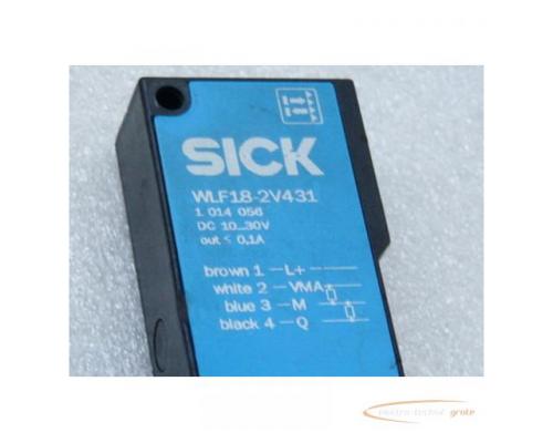 Sick Lichtschranke WLF18-2V431 Typ 1 014 056 mit kleiner Beschädigung - Bild 3
