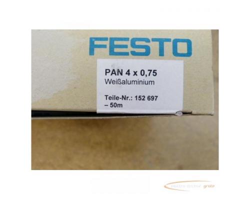 Festo PAN 4 x 0.75 152697 Schlauch Weißaluminium = ungebraucht !! - Bild 2