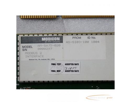 AEG Modicon AM-SA75-020 Modbus 2 Steckkarte SN 0000257 - Bild 2