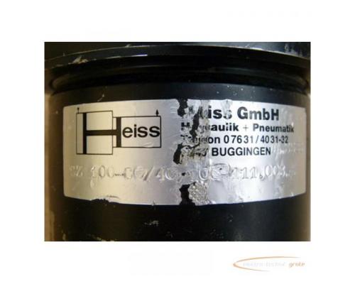 Heiss SZ 100-80/40 ? Zylinder Ø 90 mm, Ø Kolbenstange: 40 mm, Länge: 205 mm - Bild 3