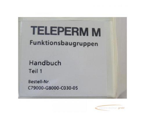 Siemens Teleperm M C79000-G8000-C030-05 Funktionsbaugruppen Handbuch Teil 1 - Bild 2