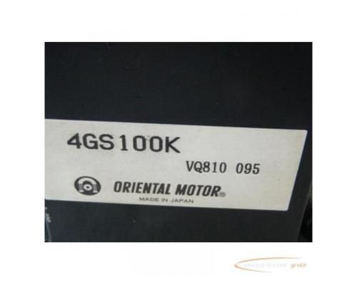 Oriental Motor 4GS100K Reduzier-Getriebe-Kopf - Bild 2