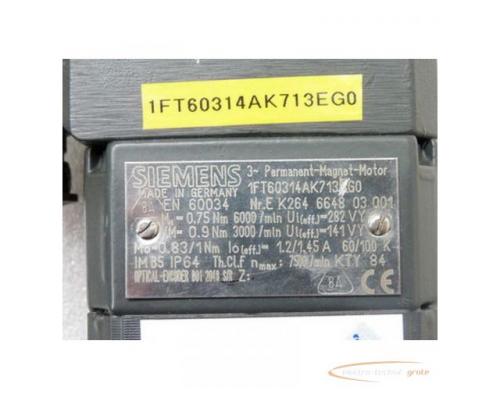 Siemens 1FT6031-4AK71-3EG0 Permanent Magnet Motor - Bild 2