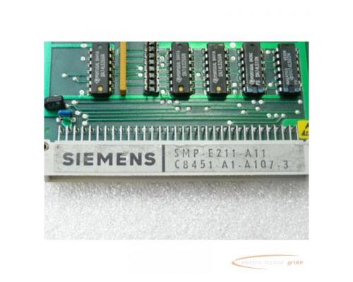 Siemens SMP-E211-A11 C8451-A1-A107-3 Steuerkarte - Bild 2