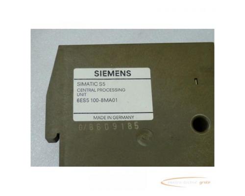 Siemens Simatic 6ES5100-8MA01 S5 Zentralprozessor - Bild 2