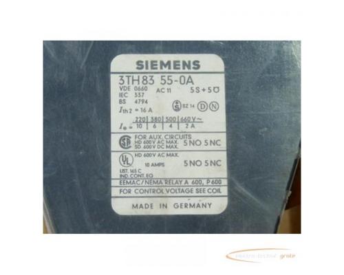 Siemens 3TH8355-OA Hilfsschütz 220V 50 Hz - Bild 3
