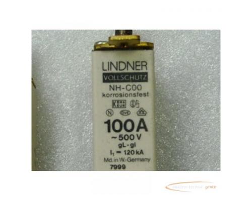 Lindner Vollschutz NH-C00 7999.1007 100 A 500 V, ungebraucht - Bild 2