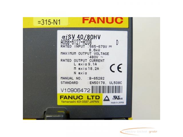 Fanuc A06B-6127-H208 Servoverstärker - 3