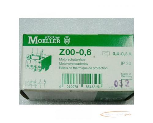 Klöckner Moeller Motorschutzschalter Z00-0,6 0,4-0,6 A ungebraucht in Originalverpackung - Bild 3