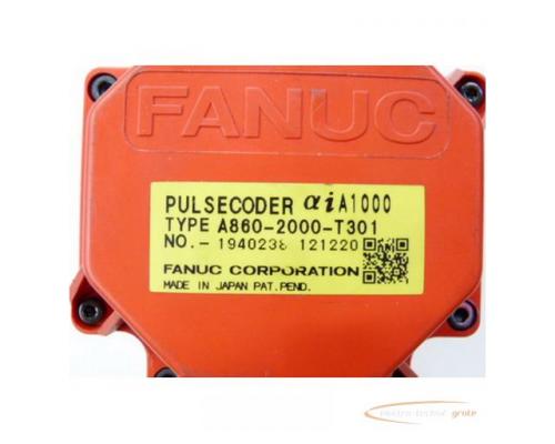 Fanuc A06B-0213-B100 AC Servo Motor + Pulsecoder A860-2000-T301 = ungebraucht !! - Bild 3