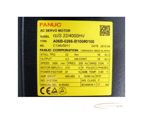 Fanuc A06B-0266-B100#0100 AC Servo Motor + Pulsecoder A860-2000-T321 - ungebraucht! - - Bild 2