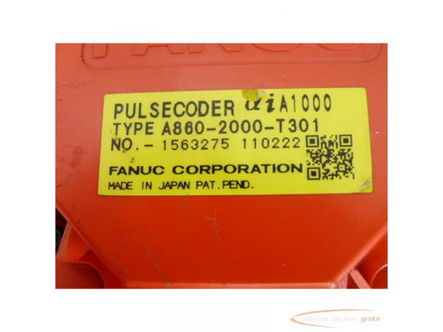Fanuc A06B-0268-B000 AC Servo Motor + Pulsecoder A860-2000-T301 - 3