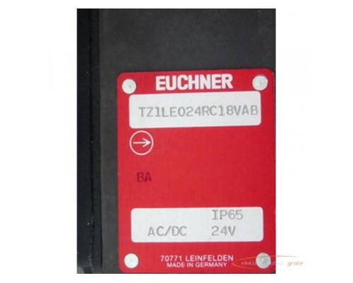 Euchner Sicherheitsschalter TZ 1LE024RC18VAB mit Betätiger gerade ungebraucht incl. Blombe - Bild 2
