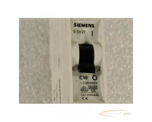 Siemens 5SX21 C10 Leitungsschutzschalter - Bild 2