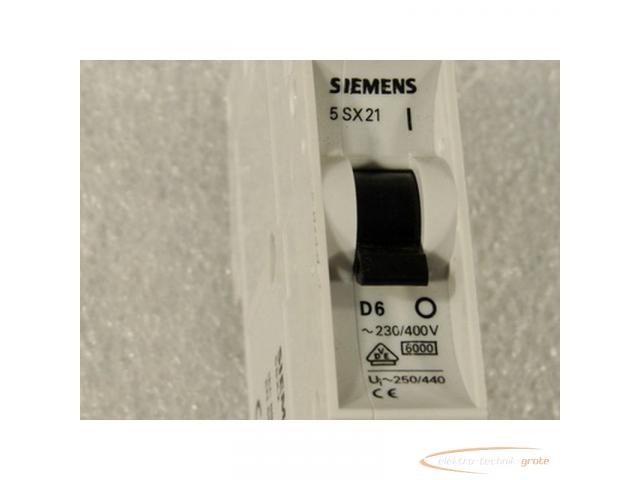 Siemens 5SX21 D6 Leitungsschutzschalter - 2