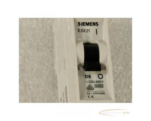 Siemens 5SX21 D6 Leitungsschutzschalter - Bild 2