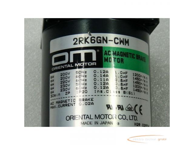 Oriental Motor 2RK6GN-CWM ungebraucht 100 % funktionsfähig - 2