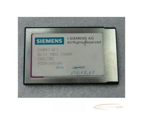 Siemens Sinumerik 840 D NCU 572 6FC5250-3AX20-5AH0 Einzellizenz PCMCIA Standard