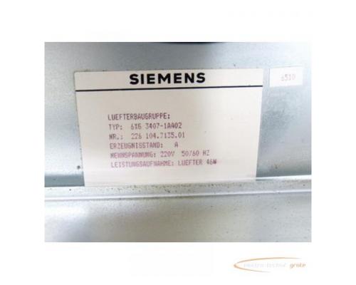 Siemens 6XG3407-1AA02 Lüfterbaugruppe mit 6FC3843-2FA-Z - Bild 2