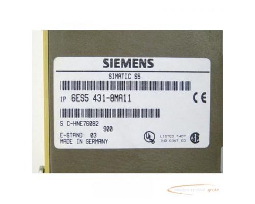 Siemens 6ES5431-8MA11 Digitaleingabe - Bild 3