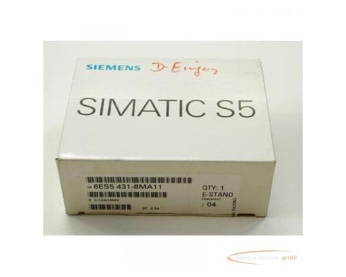 Siemens 6ES5431-8MA11 Digitaleingabe - ungebraucht! - - Bild 1