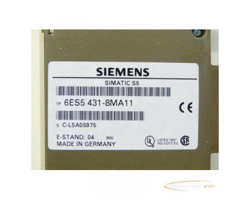 Siemens 6ES5431-8MA11 Digitaleingabe - ungebraucht! - - Bild 3