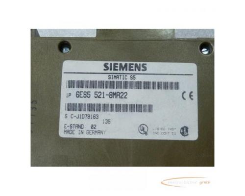 Siemens Simatic 6ES5521-8MA22 Interface CP 521 SI - Bild 2