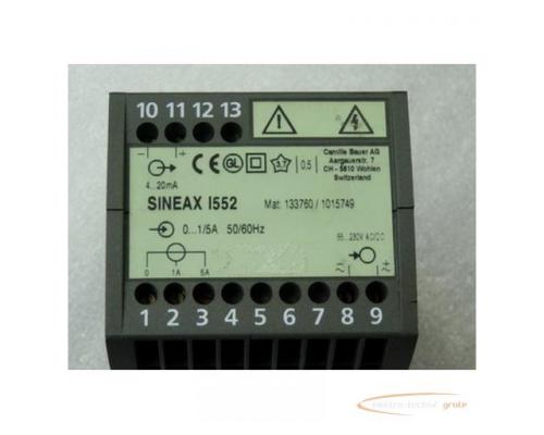 SINEAX I552 Meßumformer 5 A 50 / 60 Hz ungebraucht - Bild 2