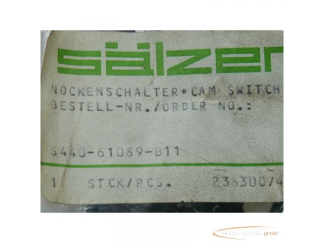 Sälzer S 440 Nockenschalter mit Blende 1 - 3 schaltbar 40 ( 10 ) A 380 V = ungebraucht in Originalfo - 1