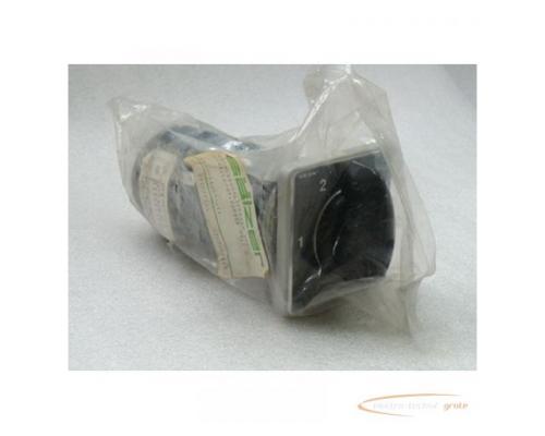 Sälzer S 440 Nockenschalter mit Blende 1 - 3 schaltbar 40 ( 10 ) A 380 V = ungebraucht in Originalfo - Bild 2