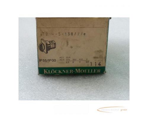 Klöckner Moeller IP 55/IP00 Einschalter ungebraucht in geöffnetem Originalkarton - Bild 1