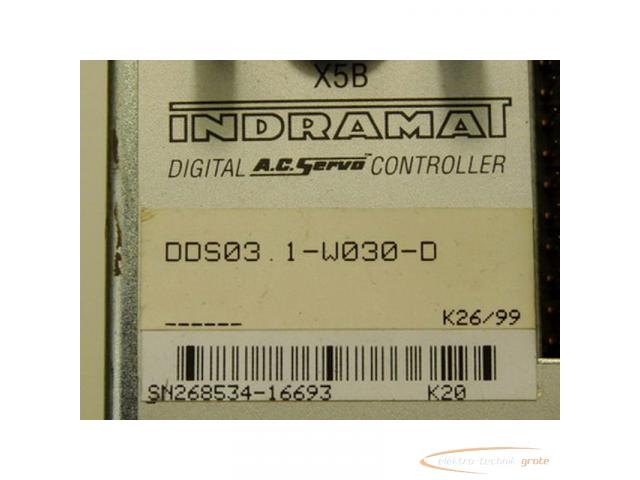 Indramat DDS0 3.1-W030-D Digital A.C. Servo Controller - 2