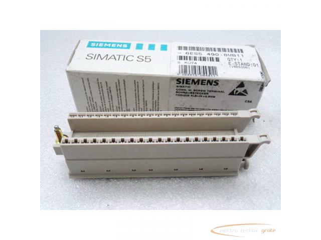 Siemens Simatic S5 6ES5 490-8MB11 Schraubstecker ungebraucht in geöffneter OVP - 2