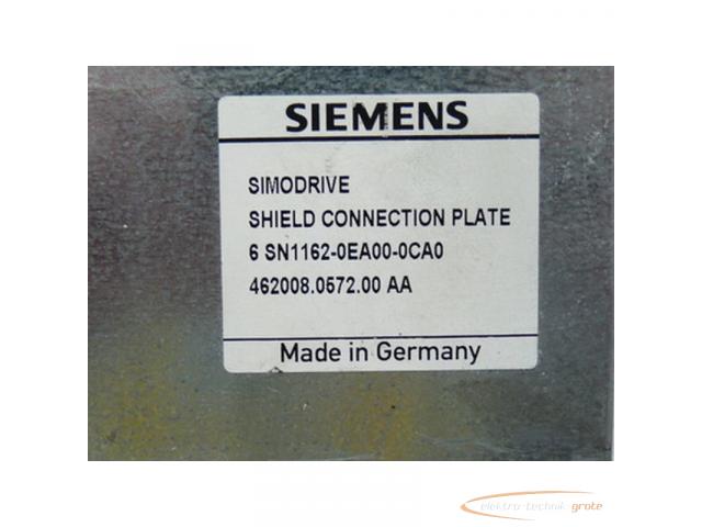 Siemens 6SN1162-0EA00-0CA0 Simodrive Shield Connection Plate - 2