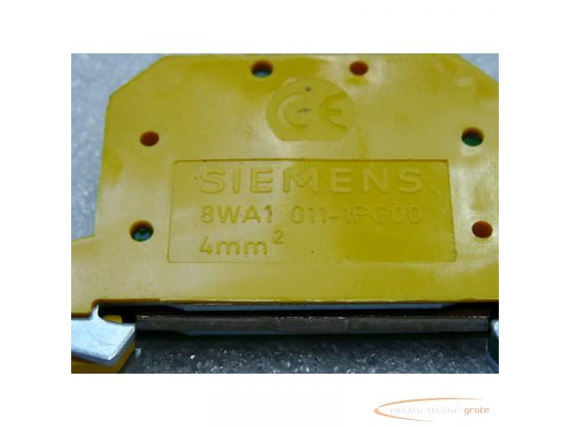 Siemens 8 WA1 011-1PG00 Schutzleiter Reihenklemme 4 mm2 - 2