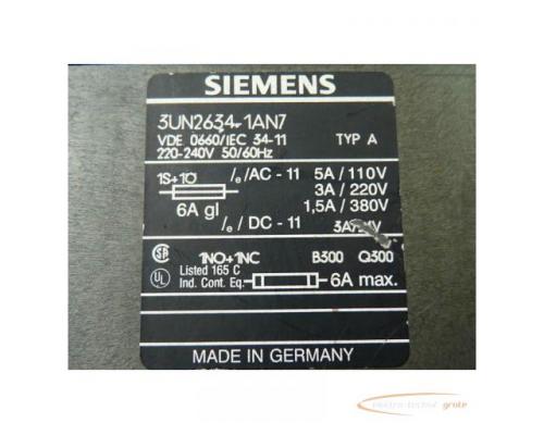 Siemens 3UN2634-1AN7 Sicherheitsrelais Typ A 220 - 240 V 50 - 60 Hz - Bild 2