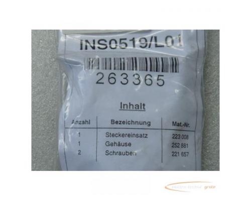 Rexroth Indramat INS0519/L01 Connector Stecker Kit 263365 ungebraucht - Bild 3