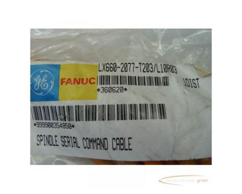 Fanuc LX660-2077-T203/L10R03 Spindle Serial Command Cable orange ungebraucht - Bild 2
