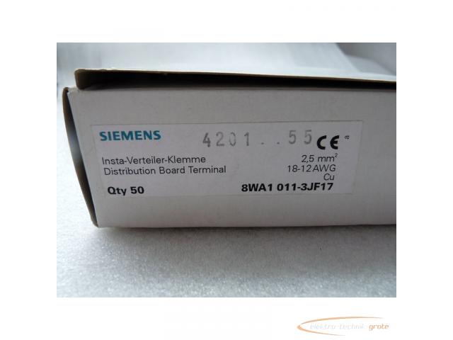 Siemens 8WA1 011-3JF17 Insta Verteiler Klemme ungebraucht - 1