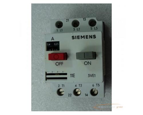 Siemens 3VE1010-2D Motorschutzschalter - Bild 1